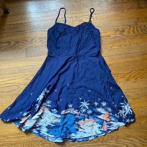 Hawaiian print dress. Size small